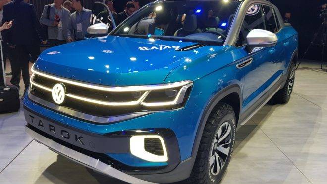 A Volkswagen Tarok foi apresentada em forma de conceito no Salão de São Paulo 2018. Foto: Renyere Trovão/ Gazeta do Povo