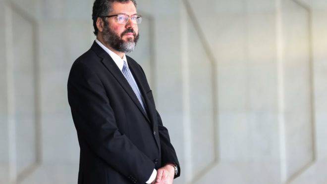 O ministro das Relações Exteriores do Brasil, Ernesto Araujo | Foto: José Cruz/Agência Brasil