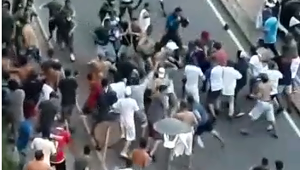 Torcedores de Coritiba e Paraná entraram em conflito no último domingo (31) | Reprdução/
