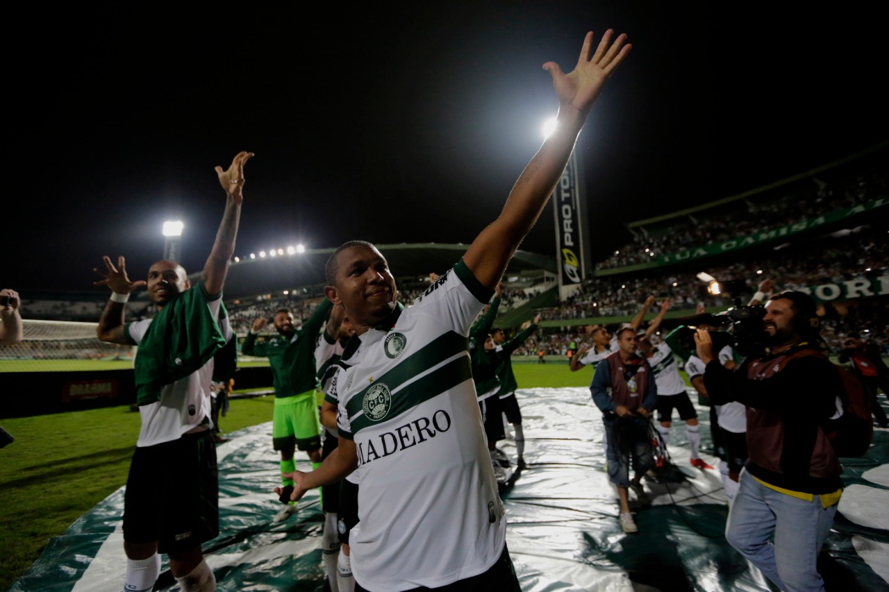 Rodrigão anotou dois gols na vitória sobre a Ponte Preta na estreia da Série B 20’9 | Jonathan Campos/Gazeta do Povo
