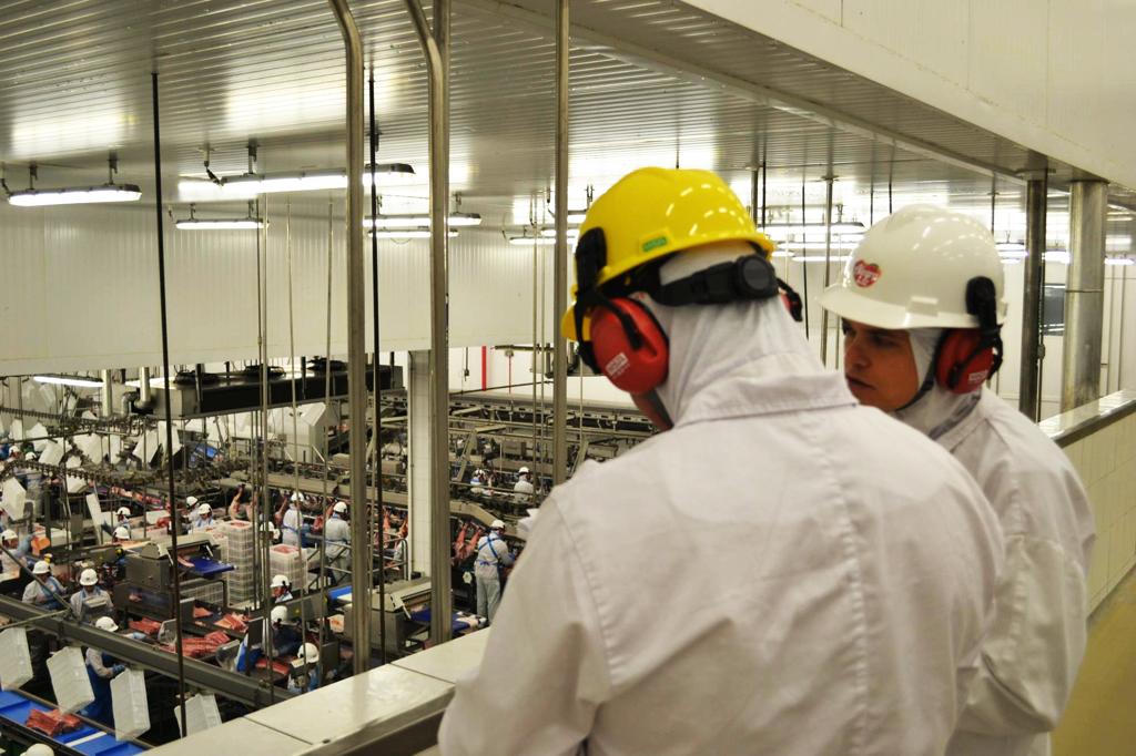 Unidade de produção da Alegra, marca de cortes e produtos suínos da Unium, em Castro, no Paraná. | Divulgação/