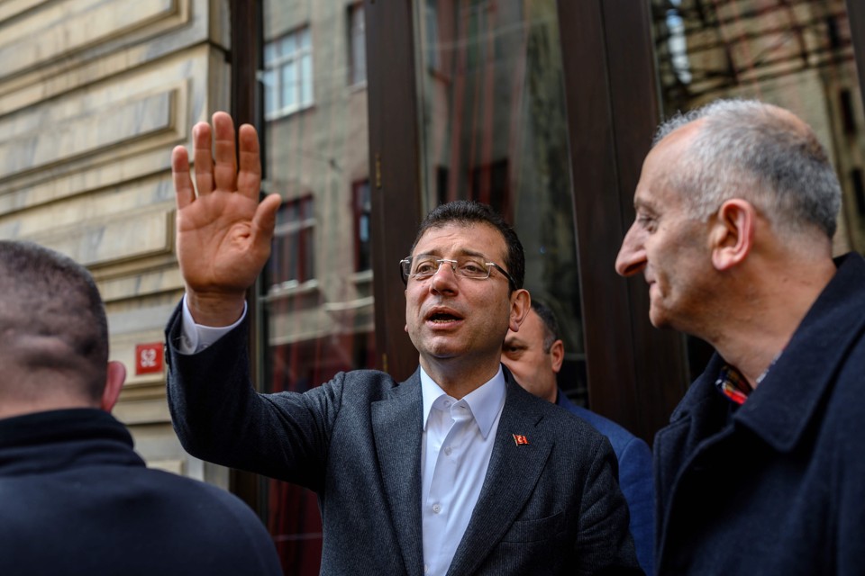 Ekrem Imamoglu vencedor do pleito para prefeito de Istambul. | Bulent Kilic/AFP