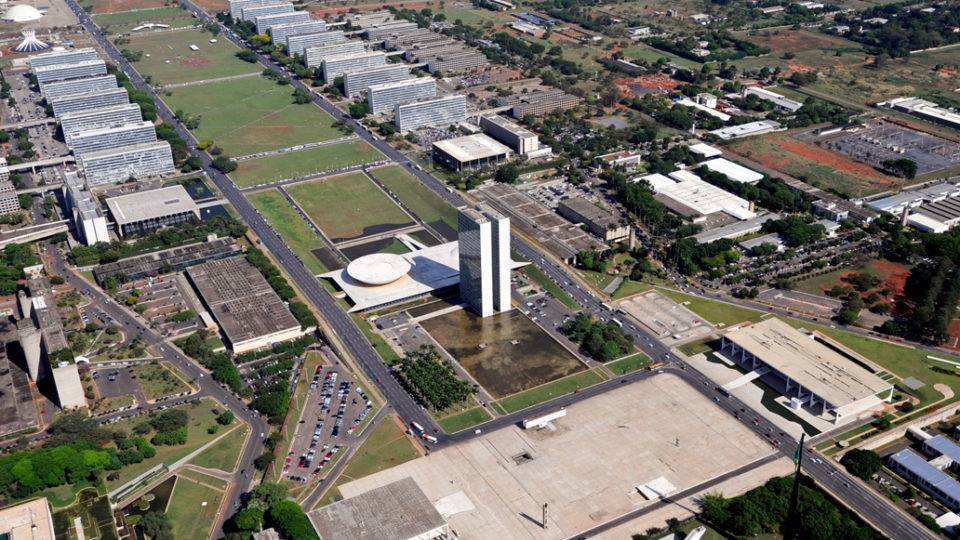 Vista aérea da Esplanada dos Ministérios em Brasília. Foto: Geraldo Magela/Agência Senado