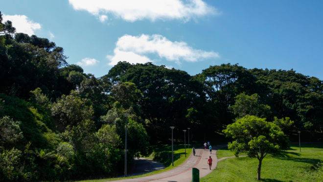 O Parque São Lourenço, em Curitiba