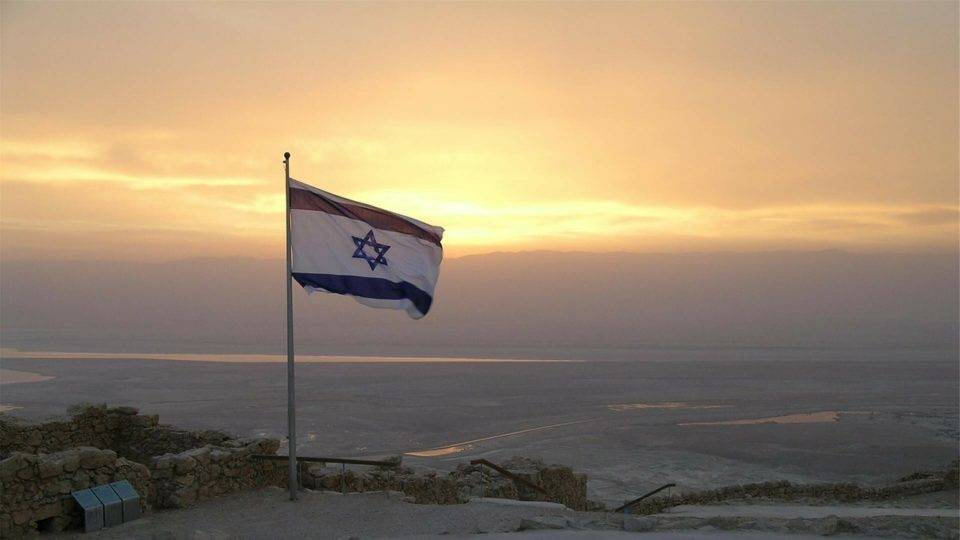 Bandeira de Israel.