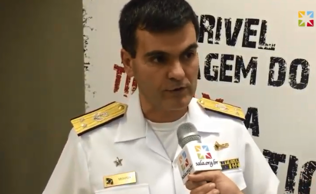 O almirante Sergio Segovia Barbosa, presidente da Apex. Foto: Reprodução/YouTube