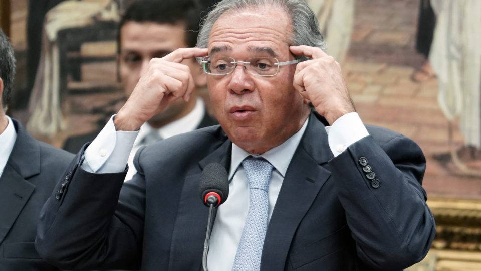 Guedes critica novo texto da Previdência: ‘cedemos ao lobby dos servidores’ O ministro da Economia, Paulo Guedes, em audiência da comissão especial da reforma da Previdência. Foto: Pablo Valadares/Agência Câmara