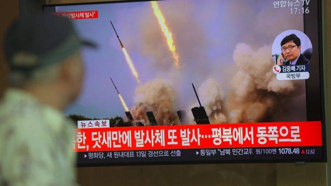 Coreia do Norte lança mais um projétil
