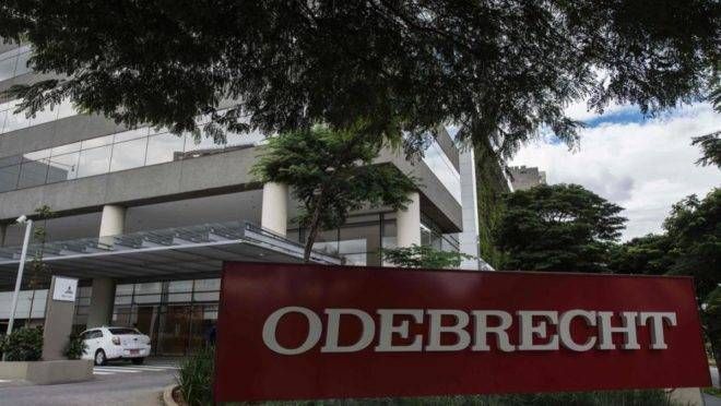 Sede da Odebrecht em São Paulo: empresa envolvida em esquema de corrupção com o governo | NELSON ALMEIDA/AFP