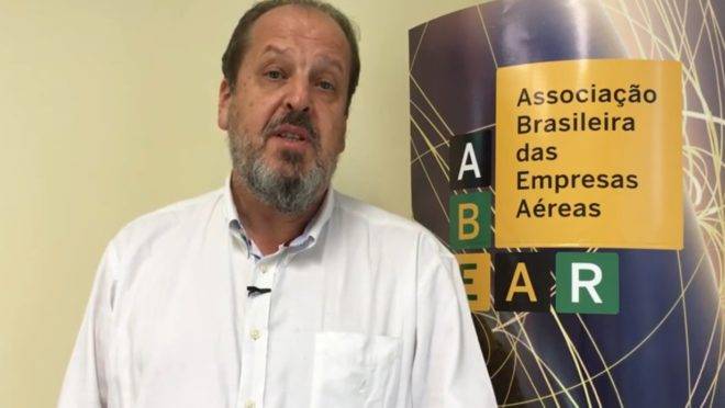 O presidente da Abear, Eduardo Sanovicz, em evento em fevereiro de 2019.