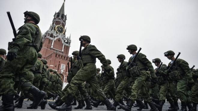 Desfile militar em homenagem ao "Dia da Vitória" em Moscou