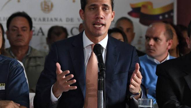 Juan Guaidó, presidente interino da Venezuela.