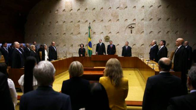 Sessão solene de abertura do Ano Judiciário de 2019 no STF.
