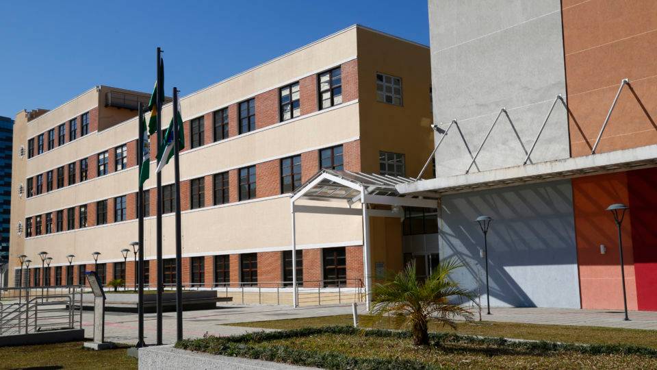 Inauguração do novo prédio da Universidade Federal do Paraná, sede Rebouças, em Curitiba.