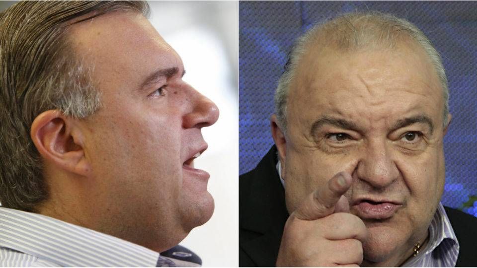 Ney Leprevost (à esq.) e Rafael Greca | Antônio More e Albari Rosa/Gazeta do Povo