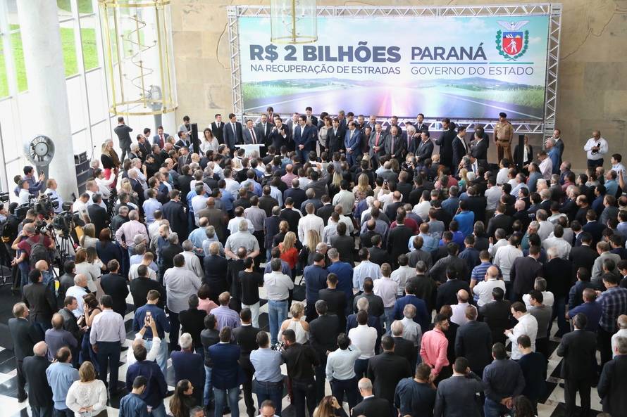 O governador Carlos Massa Ratinho Junior lançou, no dia 7 de maio, o programa de recuperação das rodovias estaduais.