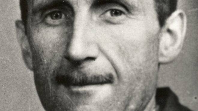 Foto do escritor George Orwell.