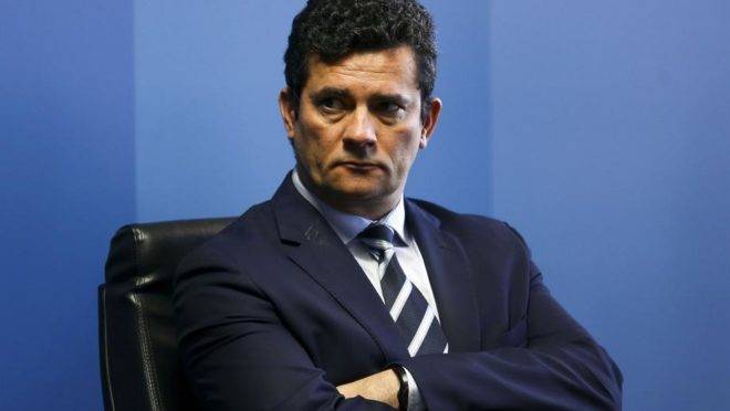 Sergio Moro, ministro da Justiça e ex-juiz. Foto: Marcelo Camargo/Agência Brasil