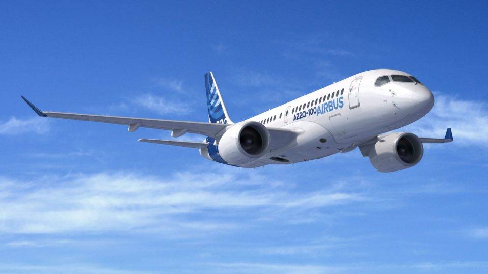 Airbus 220-100, o menor avião fabricado pela Airbus