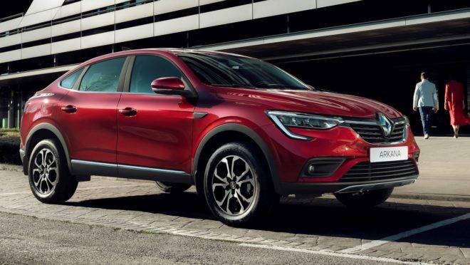 O Renault Arkana faz sua estreia na Rússia e já prepara as malas para chegar ao Brasil em 2020. Foto: Renault/ Divulgação