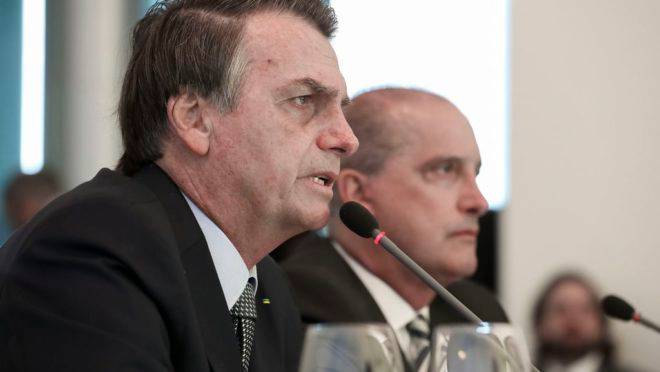 Presidente da República, Jair Bolsonaro durante 12ª Reunião do Conselho de Governo.