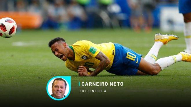 Neymar na Copa do Mundo de 2018, na Rússia. Foto: Jonathan Campos/Gazeta do Povo
