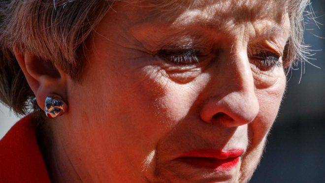 A ex primeira-ministra britânica Theresa May