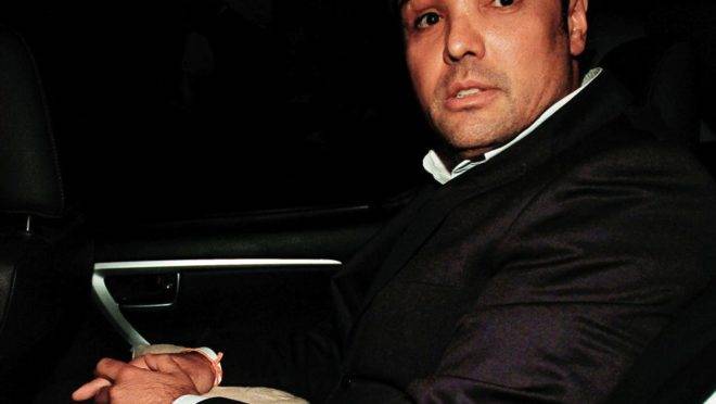 O ex-deputado Luiz Fernando Ribas Carli Filho durante seu julgamento