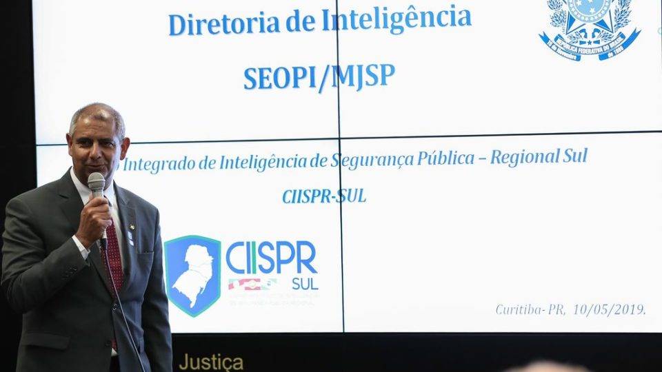 Marcos Aurélio Pereira de Moura, diretor de Inteligência da Secretaria de Operações Integradas (Seopi) do Ministério da Justiça e Segurança Pública