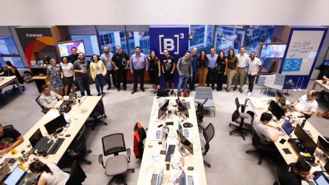 equipe da bolsa brasileira B3 se instala no espaço de empreendedorismo Cubo, em SP