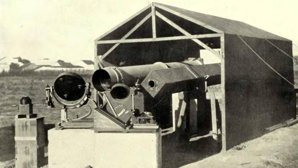 Instrumentos usados na observação do eclipse solar de 1919 em Sobral