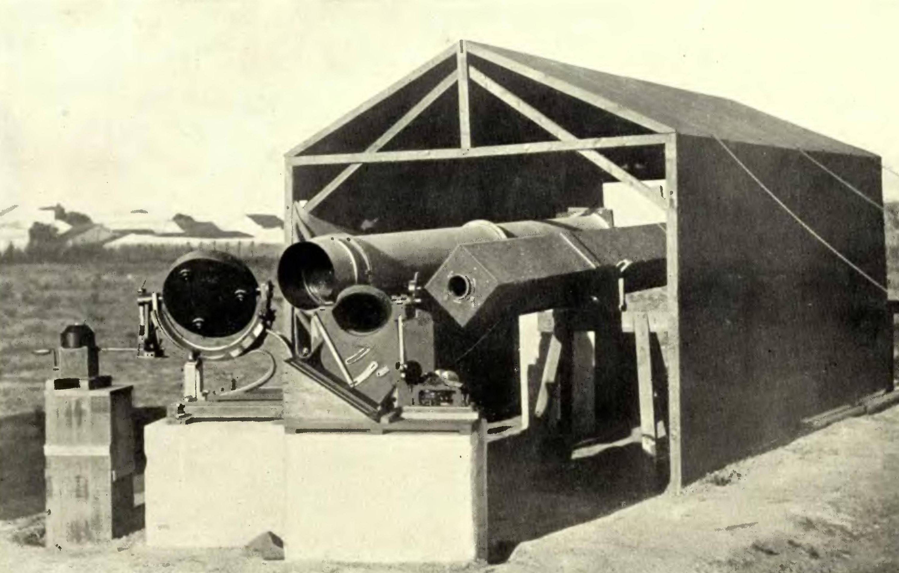 Instrumentos usados na observação do eclipse solar de 1919 em Sobral