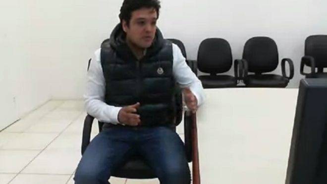 Carli Filho durante audiência de custódia