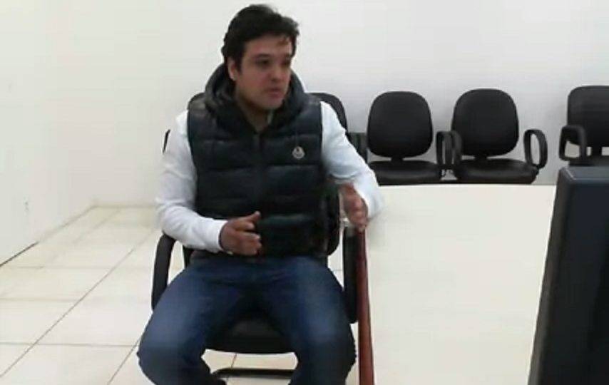 Carli Filho durante audiência de custódia