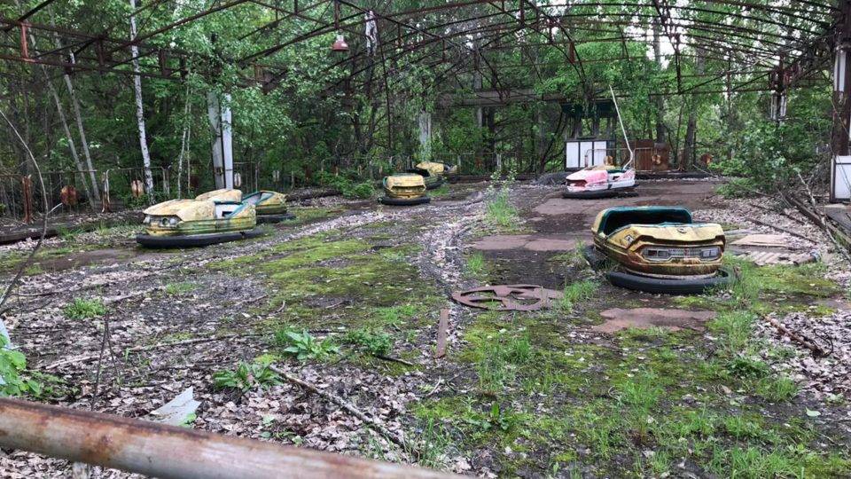 A cidade de Pripyat, na Ucrânia, 33 anos depois do acidente nuclear