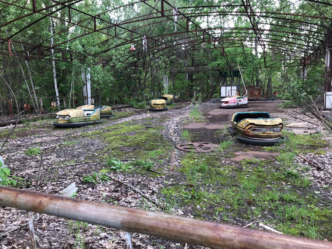 A cidade de Pripyat, na Ucrânia, 33 anos depois do acidente nuclear