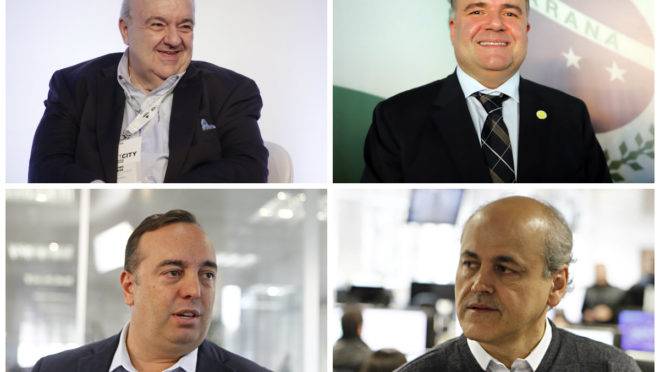 Rafael Greca, Ney Leprevost, Fernando Francischini e Gustavo Fruet estão entre os prováveis candidatos a prefeito em 2020.