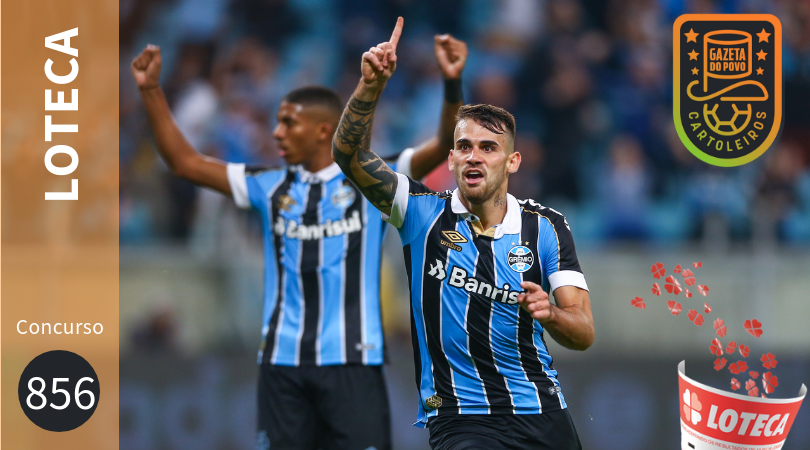 Grêmio recebe o Fortaleza, um dos jogos da Loteca 856. Confira palpites dos 14 jogos.