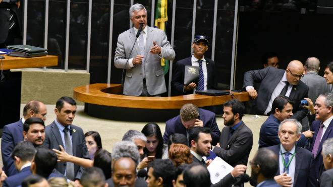Líder do PSL no Senado, Major Olímpio