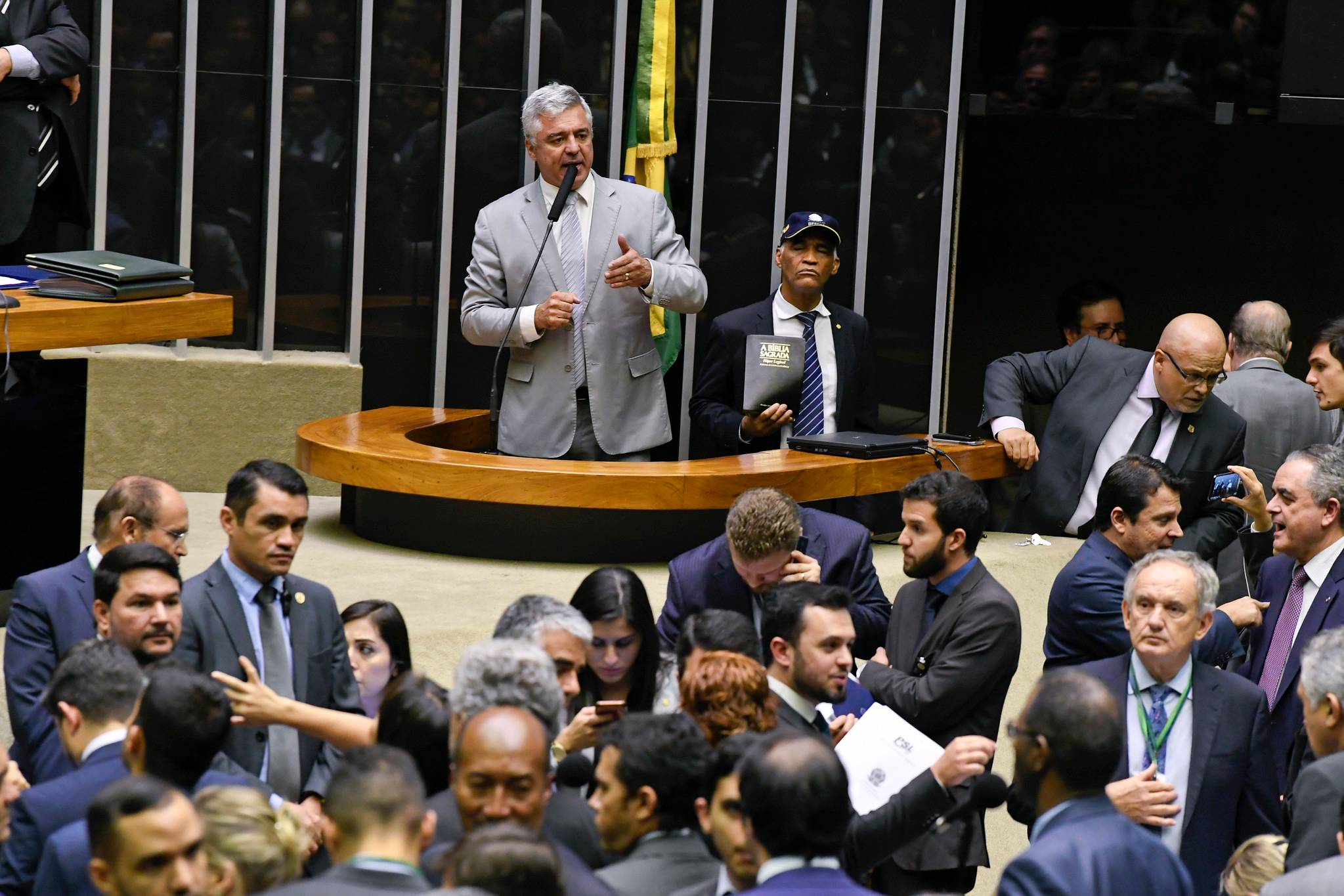 Líder do PSL no Senado, Major Olímpio