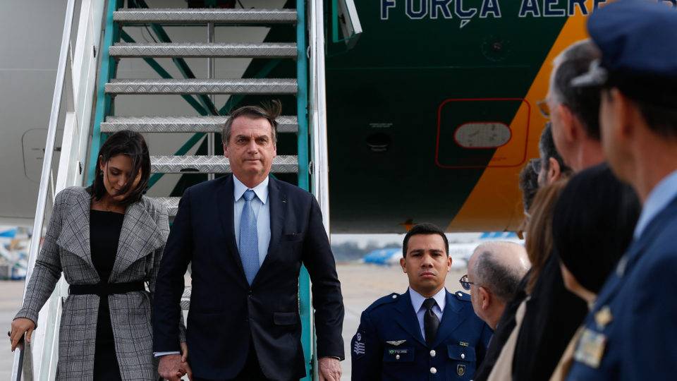 (Buenos Aires - Argentina, 06/06/2019) Chegada do Presidente da República, Jair Bolsonaro e da Senhora Michelle Bolsonaro a Buenos Aires.rFoto: Carolina Antunes/PR