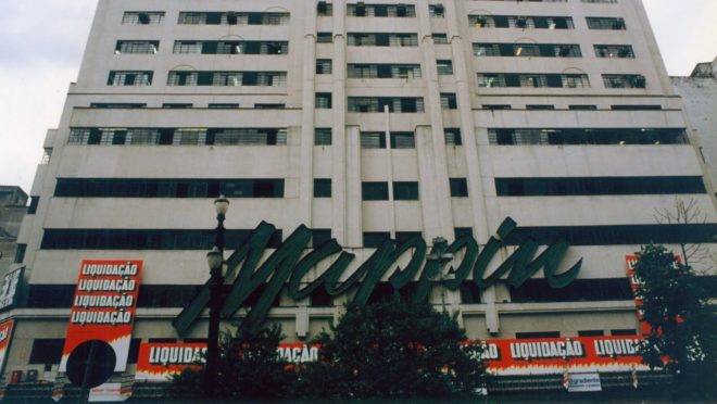 Fachada de antiga loja da rede Mappin, em São Paulo