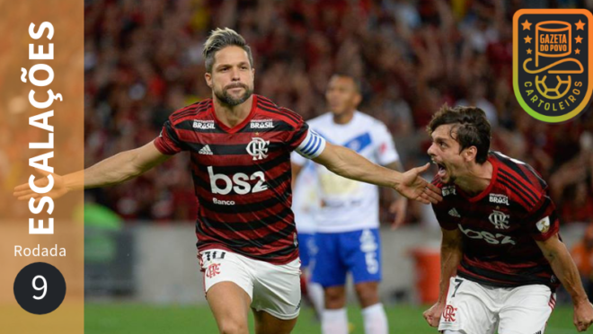 Confira as prováveis escalações de todos os 20 times da 9ª rodada do Cartola FC 2019