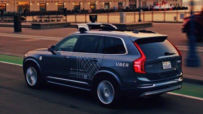 Carro autônomo da Uber
