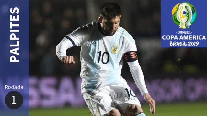 Palpites da 1ª rodada da Copa América 2019