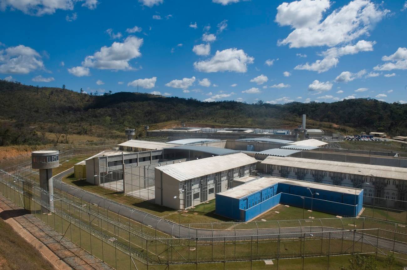 Instalações do Complexo Penitenciário em Ribeirão das Neves, Minas Gerais.