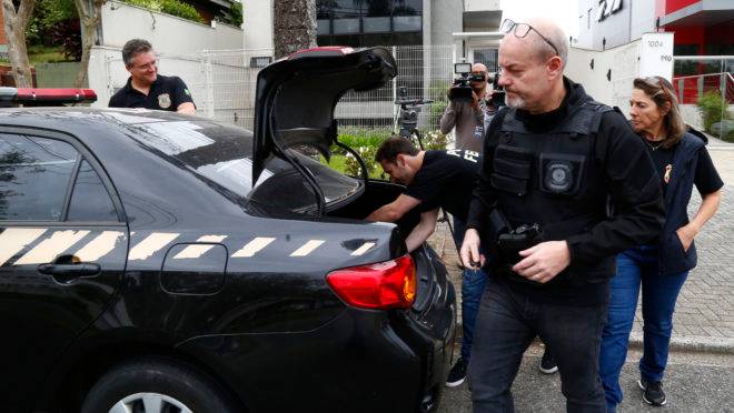 Foto da deflagração da Operação Integração ll, da Lava Jato.