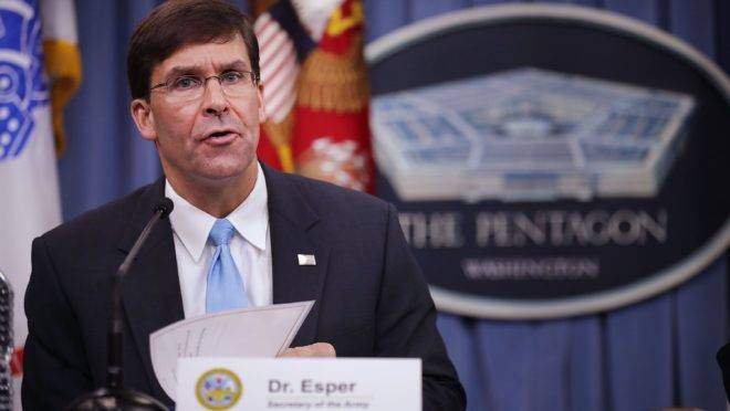 Mark Esper, novo secretário de Defesa dos Estados Unidos