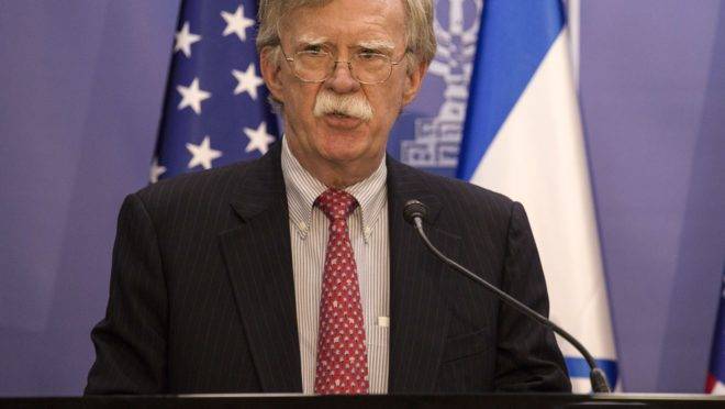 John Bolton, assessor de Segurança Nacional do presidente Donald Trump