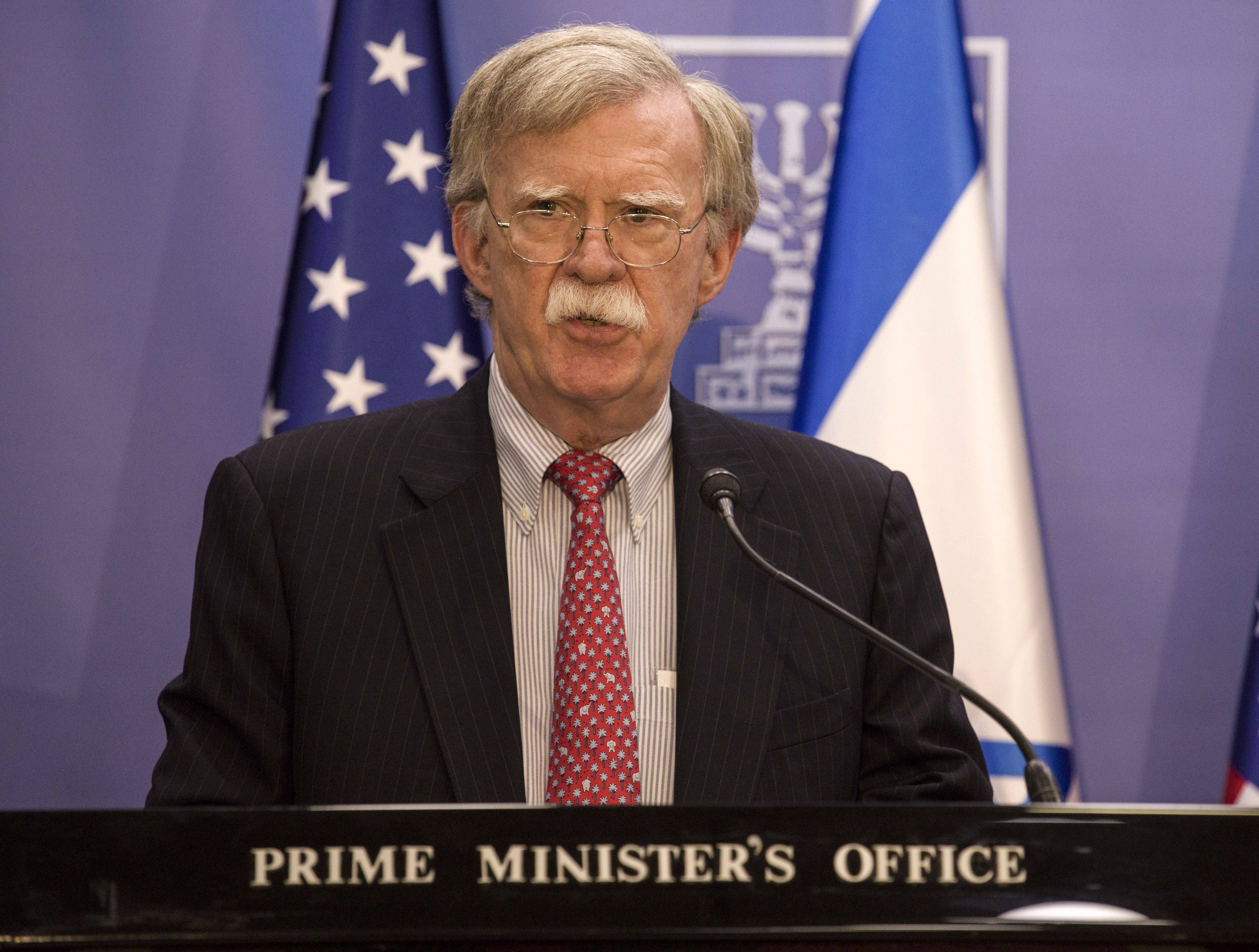 John Bolton, assessor de Segurança Nacional do presidente Donald Trump